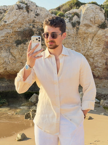 Santorini Linen Shirt
